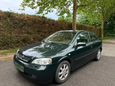 Gebraucht Opel Astra 84 PS (61 kW) 2002 Grün Coupé