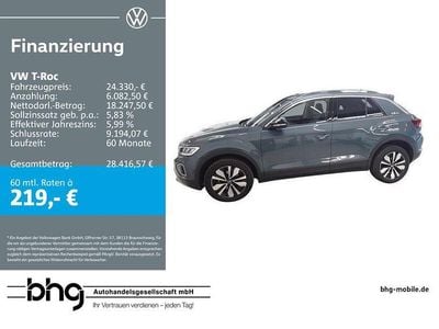 Gebraucht VW T-Roc Goal 116 PS (85 kW) 2025 Blau SUV