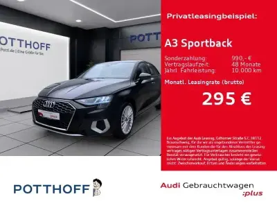 Gebraucht Audi A3 Advanced 150 PS (110 kW) 2024 Schwarz Limousine