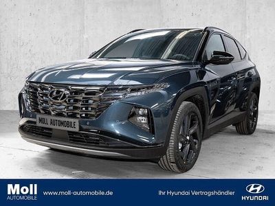 Gebraucht Hyundai Tucson Advantage 150 PS (110 kW) 2023 Serenity white / abyss black / sol (weiss) SUV