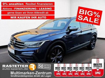 Atlantic blue Gebraucht 2022 VW Tiguan Allspace Life SUV | 28.640 € (Guter Preis)