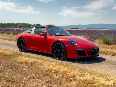 Gebraucht Porsche 911 Carrera 4 GTS Targa 450 PS (330 kW) 2017 Rot Cabrio