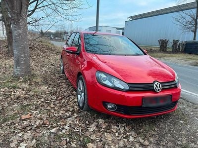 Rot Gebraucht 2010 VW Golf VI R-line Kleinwagen | 7.449 € (Teuer)