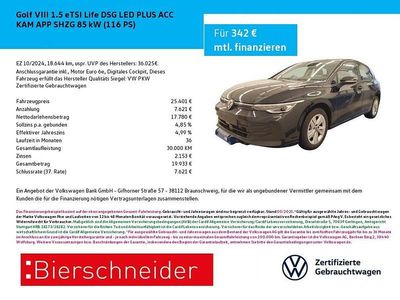 Schwarz Gebraucht 2024 VW Golf Life Limousine | 25.450 € (Fairer Preis)