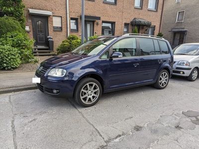 gebraucht VW Touran 1T 1.6 FSI Blau AEZ 17Zoll Alufelgen BOSIMA Auspuff ABE