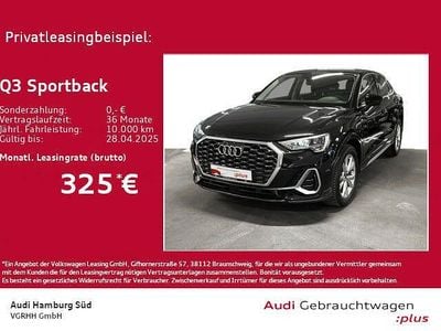 Gebraucht Audi Q3 Sportback S-Line 150 PS (110 kW) 2024 Mythosschwarz metallic SUV