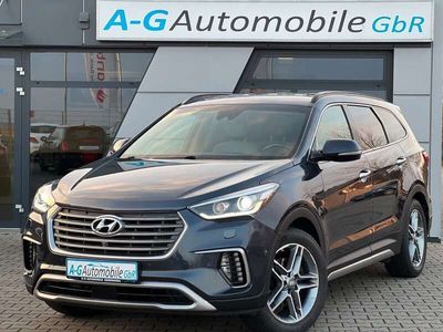 gebraucht Hyundai Grand Santa Fe blue 4WD Premium-Kamera-Navi-AHK