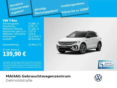 Gebraucht VW T-Roc Cabriolet R-line 150 PS (110 kW) 2025 Weiß SUV