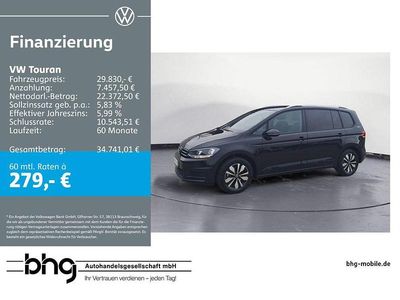 Gebraucht VW Touran Goal 150 PS (110 kW) 2025 Grenadillschwarz metallic Van / Kleinbus