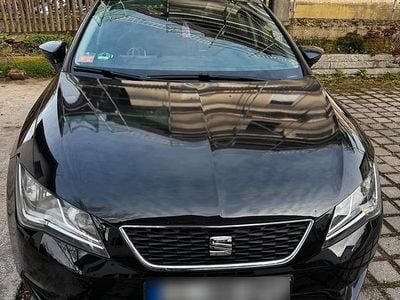 Usata Seat Leon 110 CV (80 kW) 2014 Nero Coupé