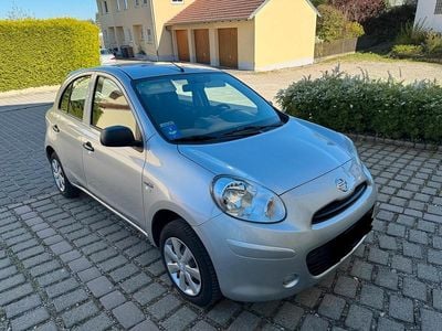 Occasion Nissan Micra 80 PK (58 kW) 2012 Zilver Hatchback