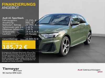 Grün Gebraucht 2025 Audi A1 Sportback S-Line Kleinwagen | 23.250 € (Fairer Preis)