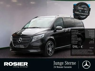 Gebraucht Mercedes V250 Exclusive 190 PS (139 kW) 2025 Schwarz / obsidianschwarz Van / Kleinbus
