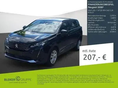 Gebraucht Peugeot 5008 131 PS (96 kW) 2021 Schwarz SUV