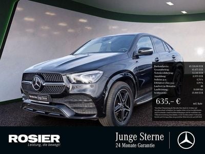 Schwarz Gebraucht 2022 Mercedes GLE350 AMG line Coupé | 65.320 € (Fairer Preis)