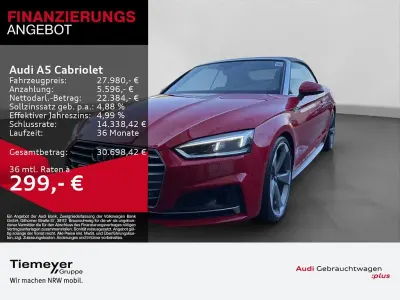 Gebraucht Audi A5 Cabriolet S-Line 190 PS (139 kW) 2019 Rot Cabrio