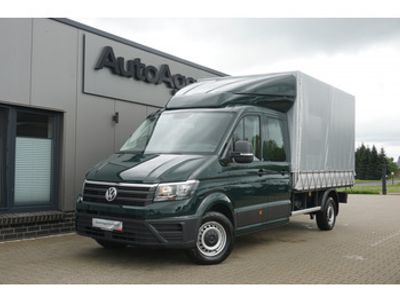 gebraucht VW Crafter Pritsche Plane 14m³ 35 DOKA lang FWD+AHK+KLIMA