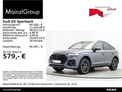 Grau Gebraucht 2025 Audi Q5 Sportback S-Line SUV | 60.260 € (Teuer)