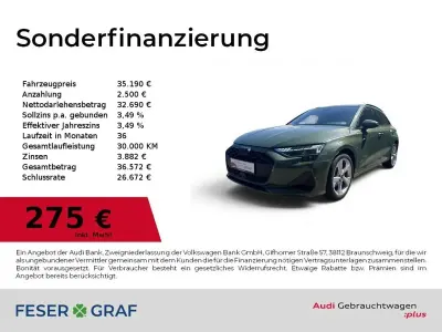 Gebraucht Audi A3 Advanced 204 PS (150 kW) 2025 Distriktgrün metallic Limousine