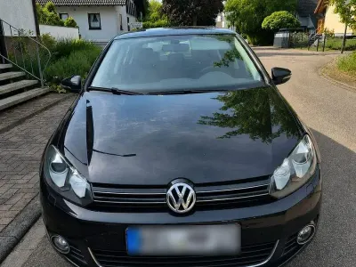 Gebraucht VW Golf VI Highline 122 PS (89 kW) 2010 Schwarz Kleinwagen