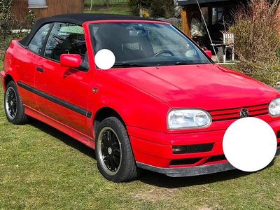 Brugt VW Golf Cabriolet 90 HK (66 kW) 1995 Rød Cabriolet