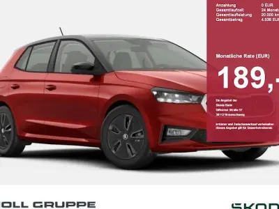 New Skoda Fabia Selection 150 HP (110 kW) 2025 Black Hatchback