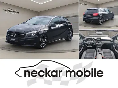 Gebraucht Mercedes A200 AMG line 156 PS (114 kW) 2014 Kosmosschwarz  lack Kleinwagen
