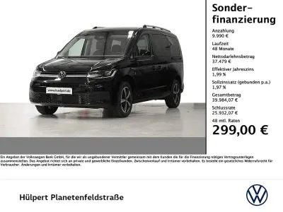 Neu VW Caddy Maxi 122 PS (89 kW) 2026 Schwarz Van / Kleinbus