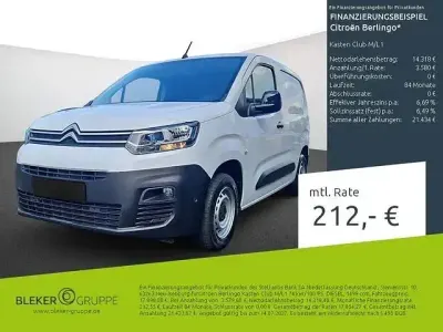 Gebraucht Citroën Berlingo 101 PS (74 kW) 2024 Weiss Van / Kleinbus