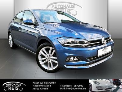 Usado VW Polo Highline 95 HP (69 kW) 2018 Azul Citadino