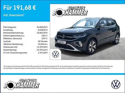Gebraucht VW T-Cross Style 116 PS (85 kW) 2024 Schwarz SUV