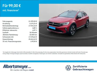 Käytetty VW Taigo Style 116 HP (85 kW) 2024 Punainen Katumaasturi