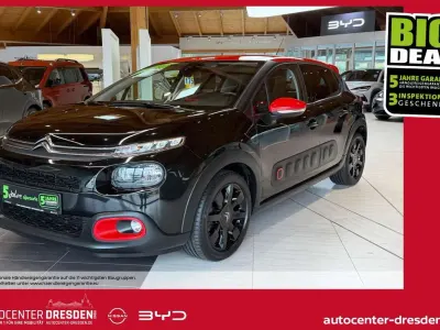 Gebraucht Citroën C3 PureTech 82 PS (60 kW) 2018 Schwarz Kleinwagen