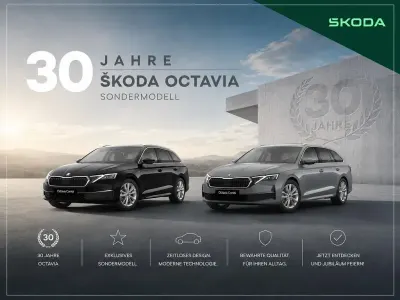 Neu Skoda Octavia 150 PS (110 kW) 2026 Graphitegrau metallic Kombi