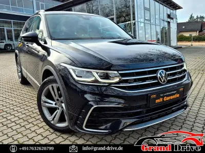 Gebraucht VW Tiguan R-line 150 PS (110 kW) 2021 Schwarz SUV