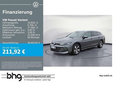 Gebraucht VW Passat Business 204 PS (150 kW) 2025 Grau Kombi