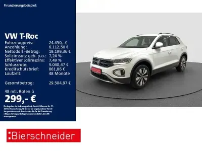 Gebraucht VW T-Roc Move 150 PS (110 kW) 2023 Weiss SUV