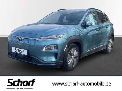 Gebraucht Hyundai Kona Premium 150 kW (204 PS) 2020 Ceramic blue / mic SUV