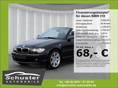 Second-hand BMW 318 Cabriolet 143 CP (105 kW) 2003 Negru Cabrio