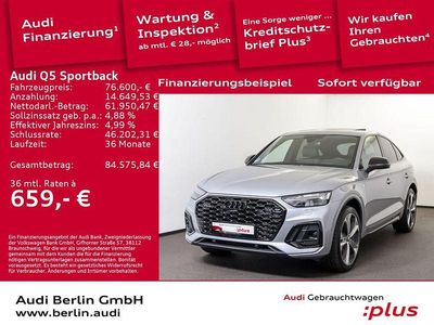 Florettsilber metallic Gebraucht 2025 Audi Q5 Sportback Business SUV | 76.600 €