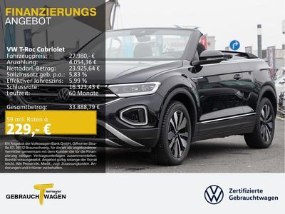 Second-hand VW T-Roc Move 150 CP (110 kW) 2024 Negru SUV