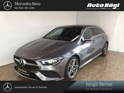Gebraucht Mercedes CLA250 Shooting Brake AMG line 224 PS (164 kW) 2022 Lack mountaingrau Kombi