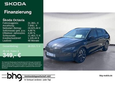 Second-hand Skoda Octavia SportLine 150 CP (110 kW) 2025 Negru Break