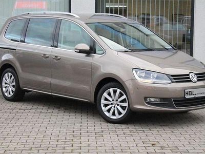 Gebraucht VW Sharan Highline 150 PS (110 kW) 2017 Gold Van / Kleinbus