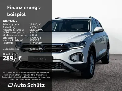 Gebraucht VW T-Roc Life 150 PS (110 kW) 2023 Weiß SUV