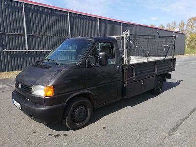 gebraucht VW T4 TDI Pritsche mit Kran und Gitter / LKW