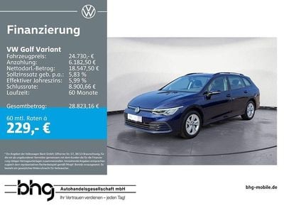 Gebraucht VW Golf VIII Business 150 PS (110 kW) 2023 Blau Kombi