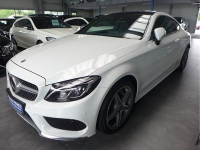 gebraucht Mercedes C400 Coupe 4M 9-G AMG AHK-COMAND-DISTR-PANO-ILS