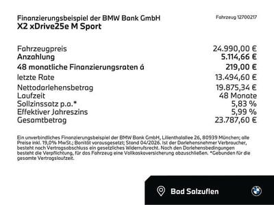 Gebraucht BMW X2 M Sport 220 PS (161 kW) 2021 Mineralgrau (grau) SUV