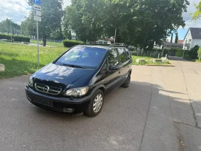 Gebraucht Opel Zafira 125 PS (91 kW) 2003 Schwarz Van / Kleinbus